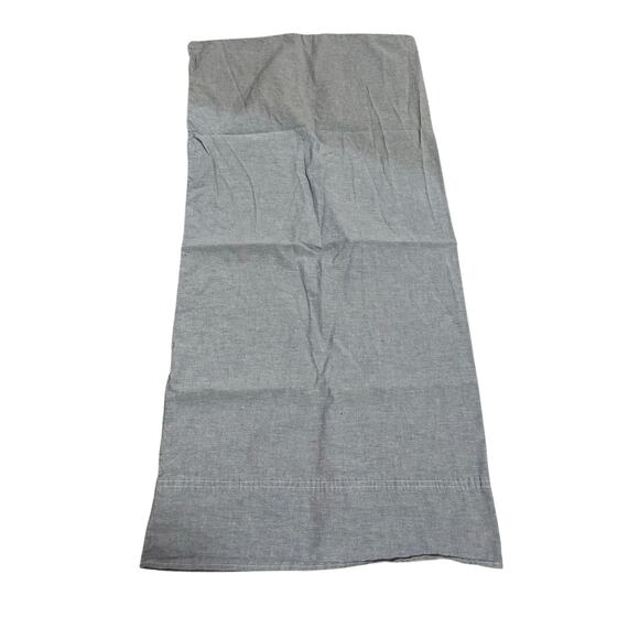 Ralph Lauren Home Blue Chambray Twin Flat Sheet & Standard Pillow Case - Picture 3 of 8